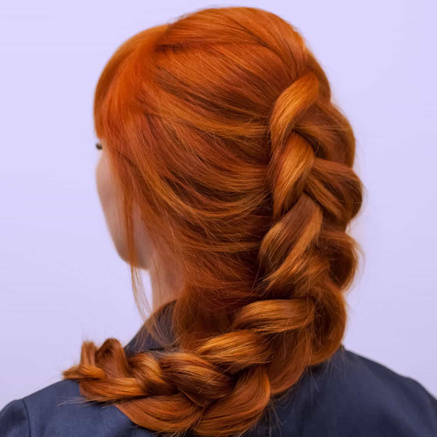 damen frisuren zopf rot beispiel hair und style ebikon